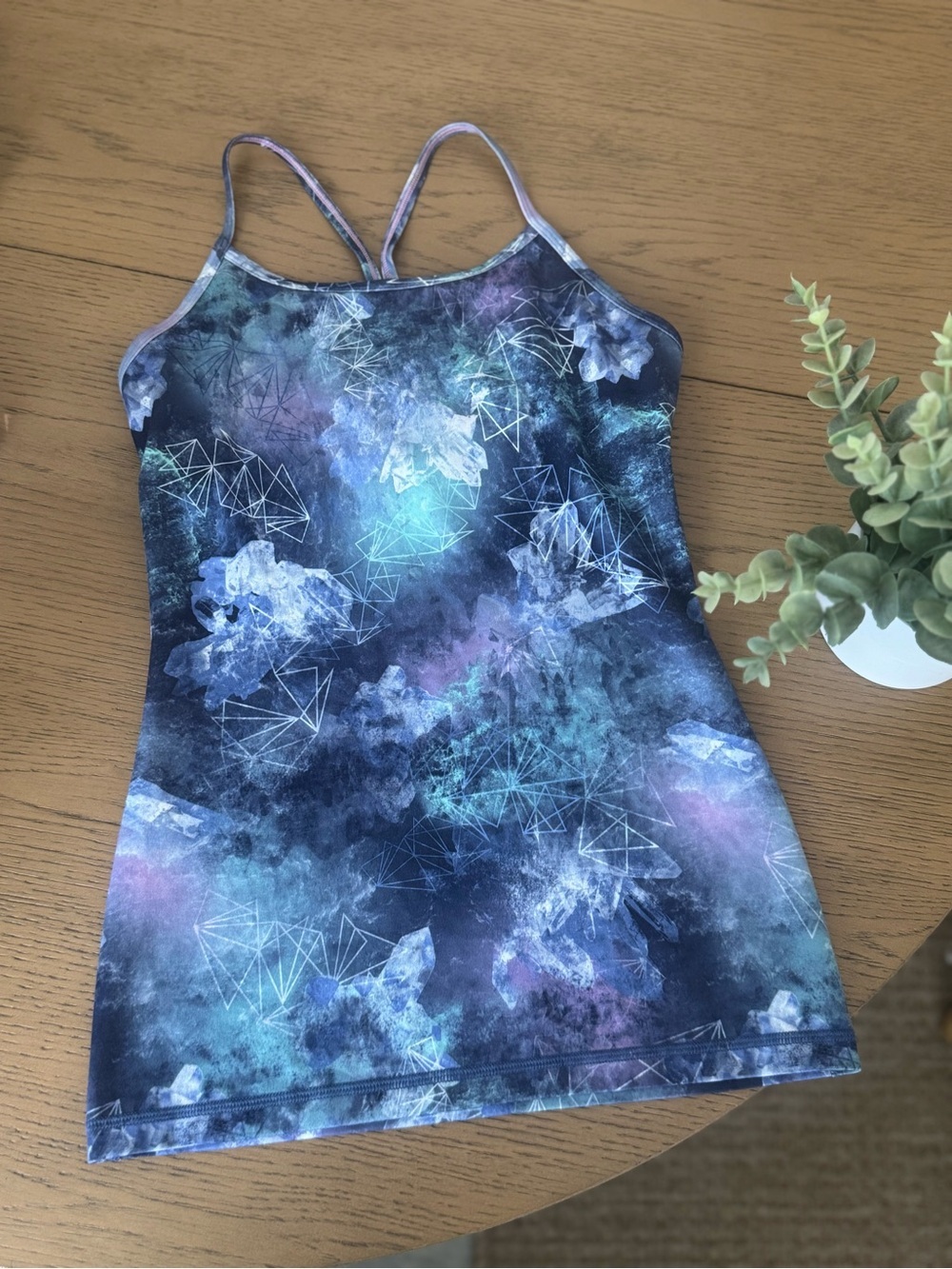 Ivivva by Lululemon Girls Printed Racerback Athletic Tank Top Size 12